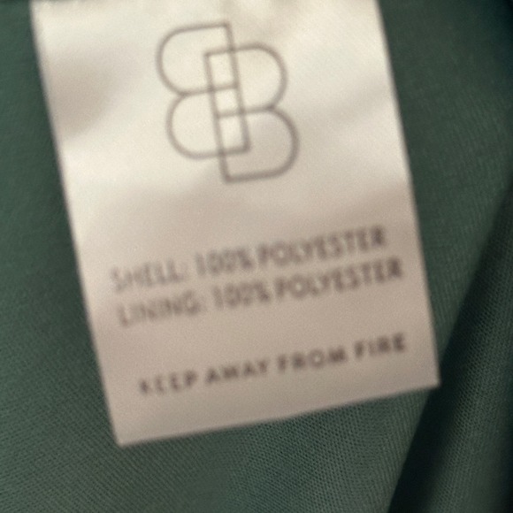 Baltic Born Ivy Wrap Maxi Dress Persian Green Floral Flutter Sleeve Small NWT - Picture 5 of 12